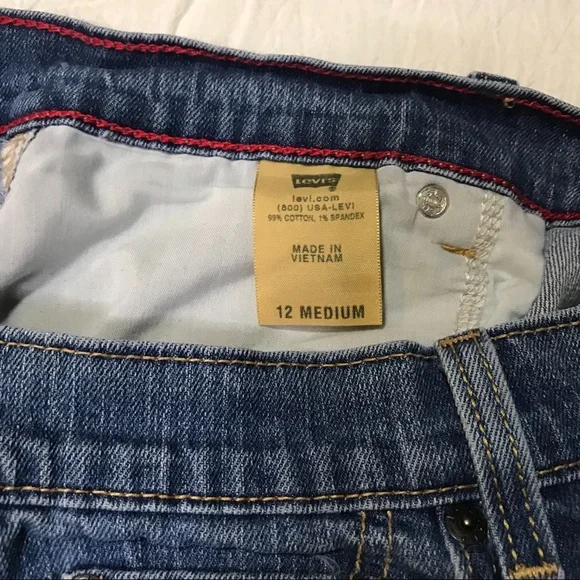 Levi’s 550 Red Tab Tapered Leg, Med Wash, Five Pocket Blue Denim Jeans VGUC - Picture 8 of 8